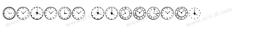 Roboto BigClock字体转换